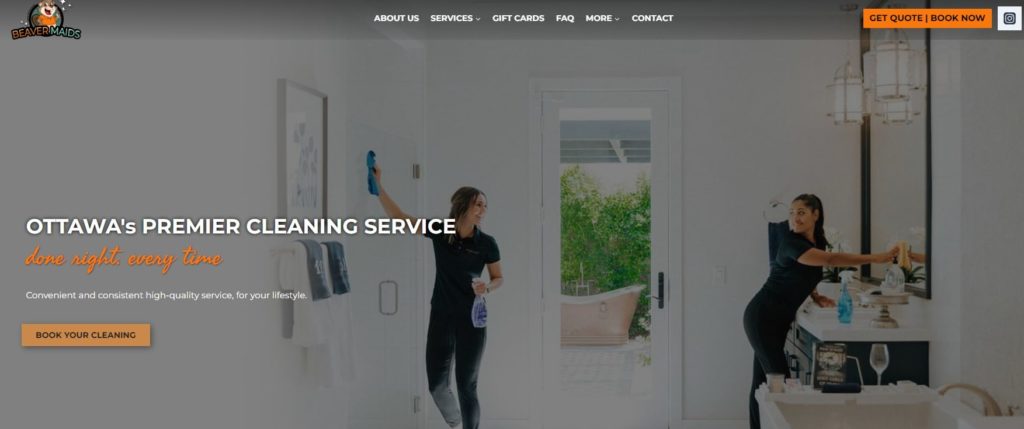 Beaver Maids Homepage