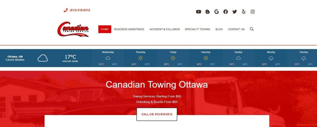 Canadian Towing Homepage