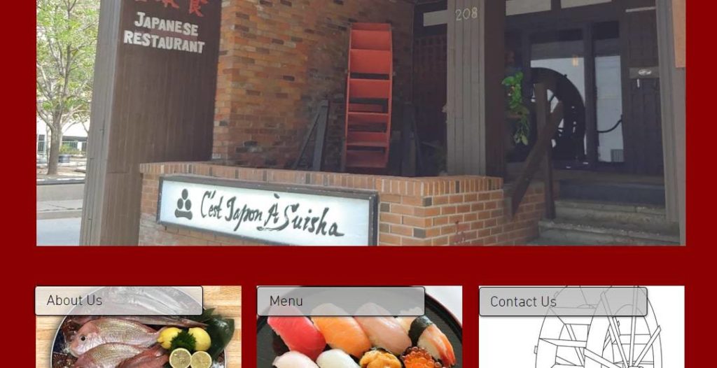 C'est Japon À Suisha Restaurant Homepage_1