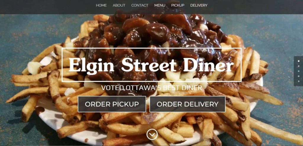 Elgin Street Diner Homepage