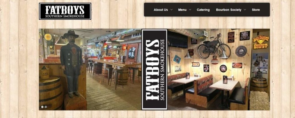 Fatboys Southern Smokehouse Homepage