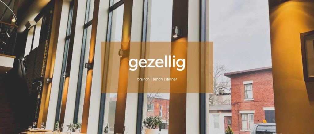 Gezellig Homepage