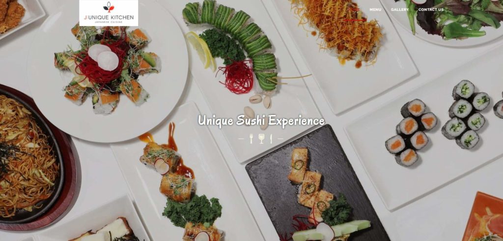 Junique Kitchen Homepage