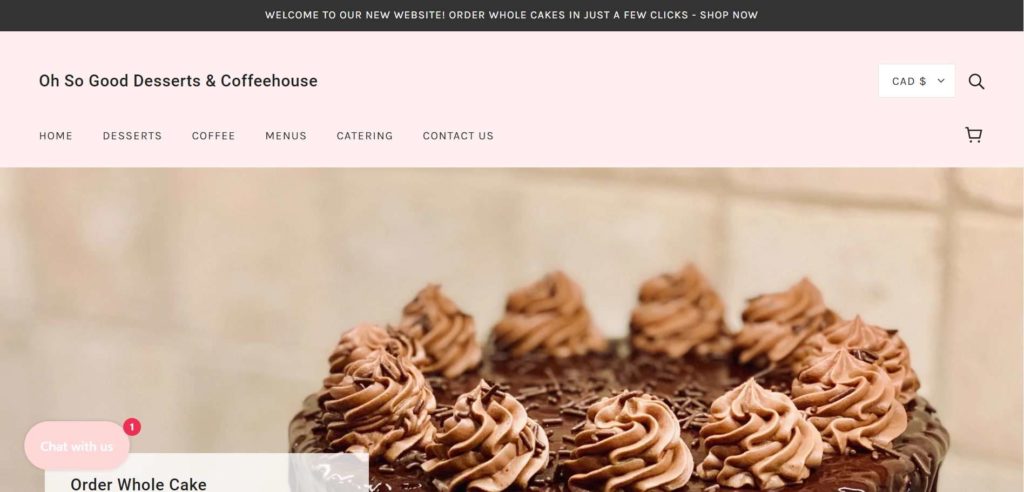 Oh So Good Homepage