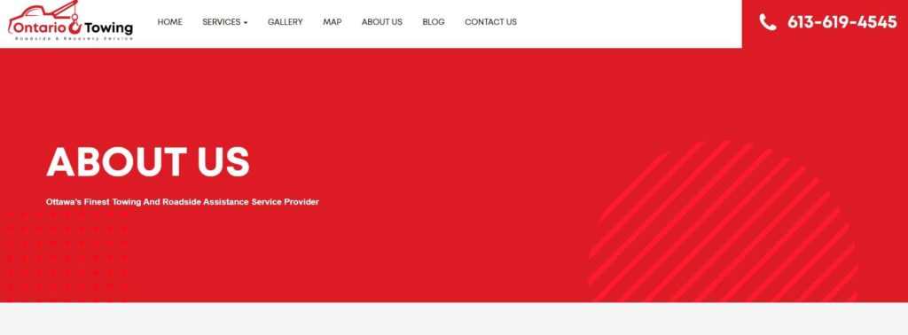 Ontario Towing Homepage