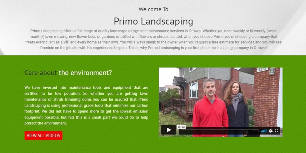 Primo Homepage