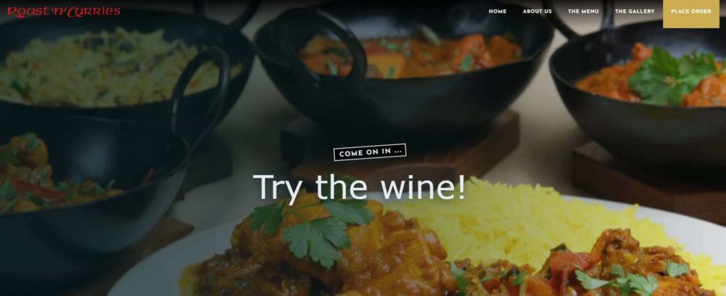Roast N Curries Homepage