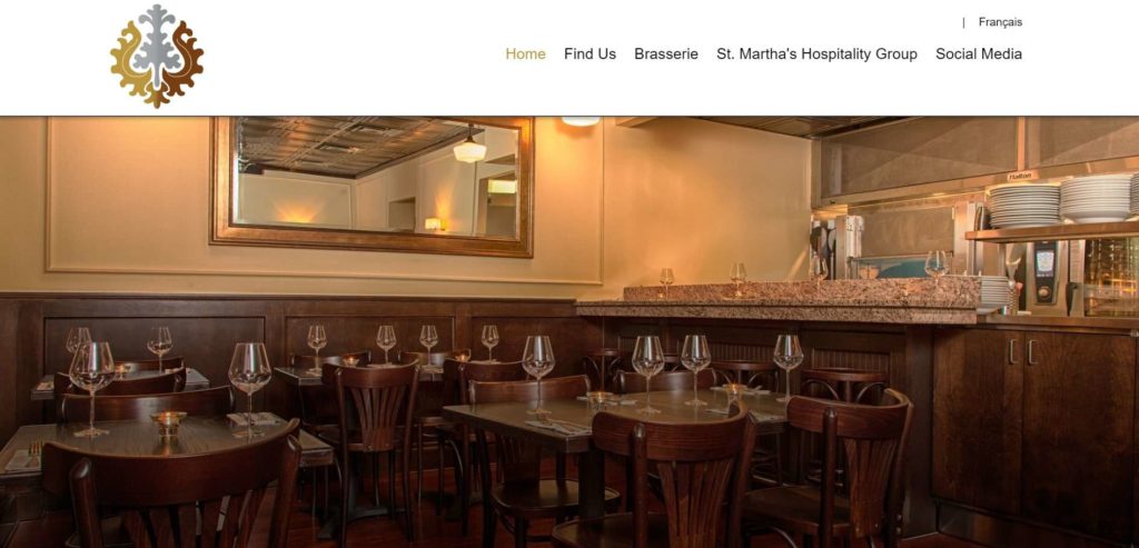 St. Martha's Brasserie d'Orleans Homepage