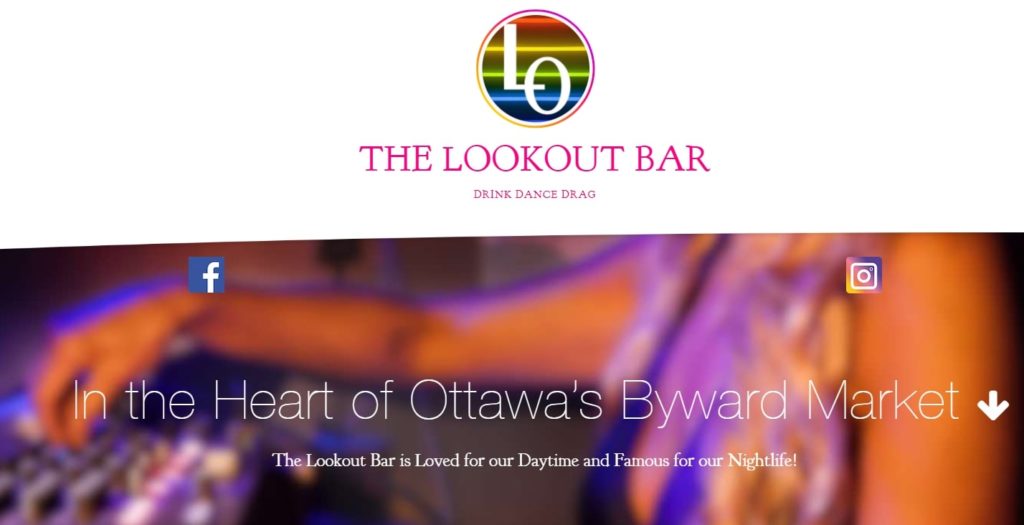 The Lookout Bar Homepage