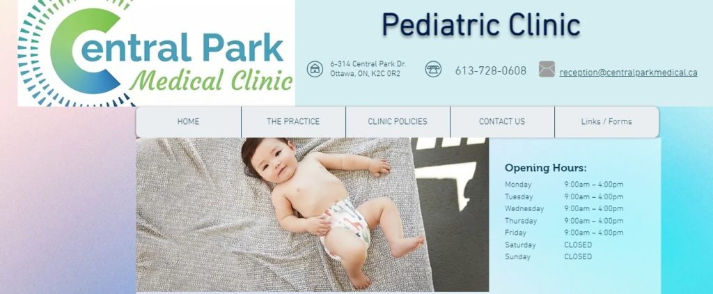 Central Park Medical Clinic Homepage