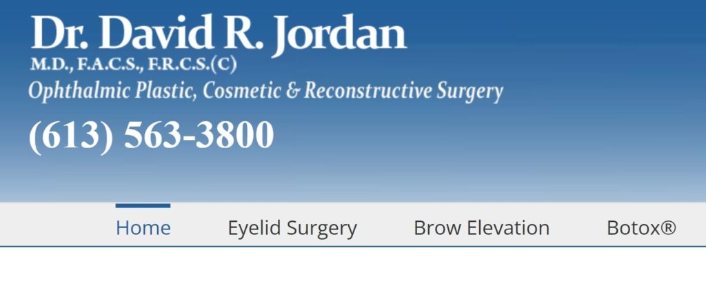 Dr. David R Jordan Clinic Homepage
