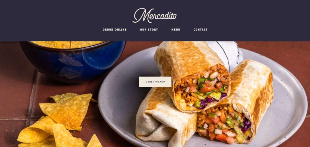 Mercadito Homepage