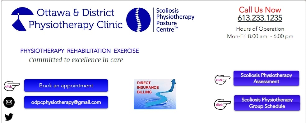 Ottawa & District Physiotherapy Clinic Homepage