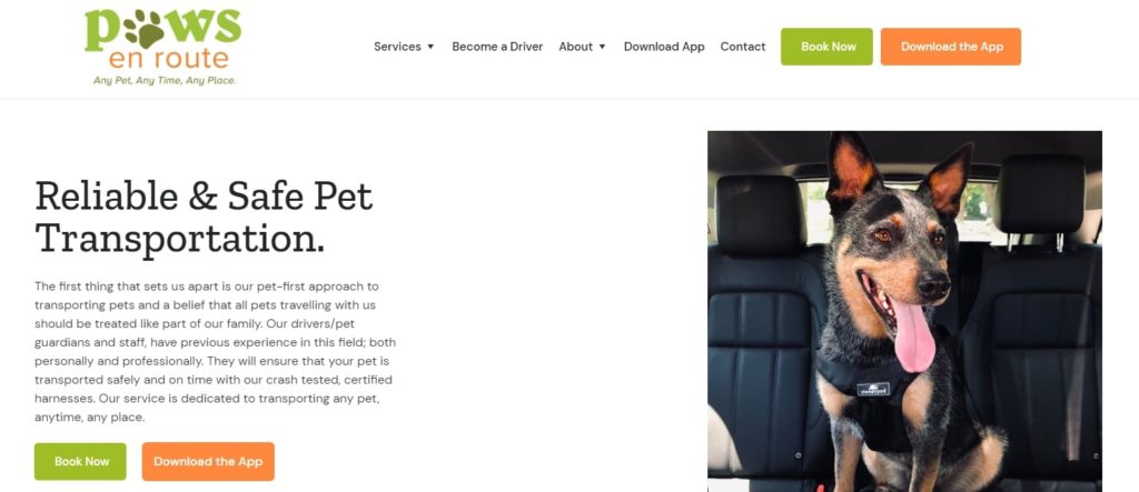Paws En Route Homepage