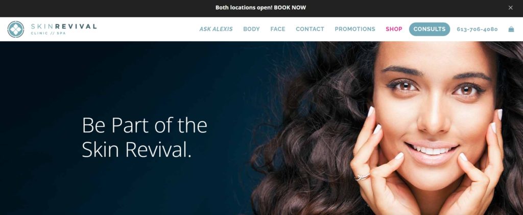 Skin Revival Homepage