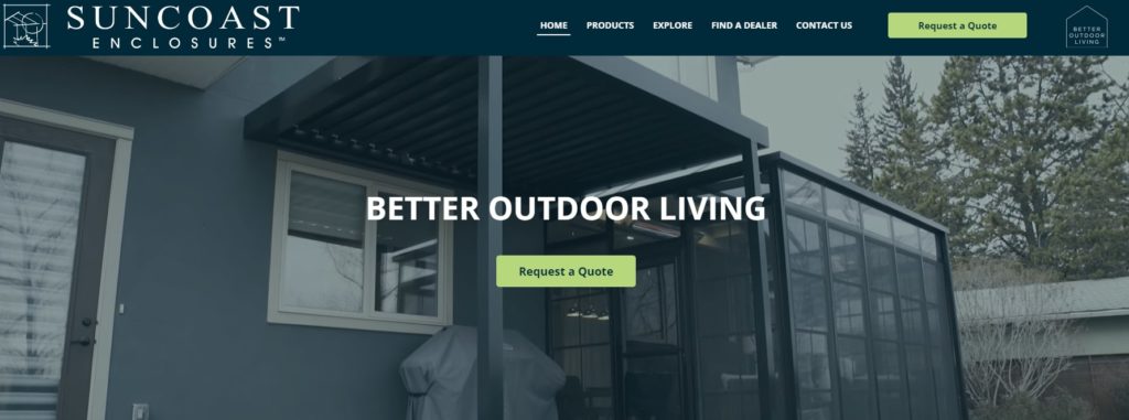 Suncoast Enclosures Homepage
