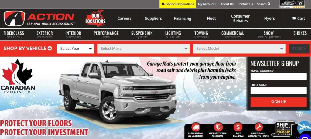 Action Car and Truck Accessories Homepage