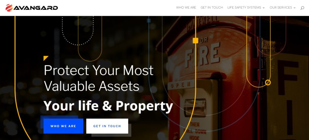 Avangard Fire & Life Safety Homepage