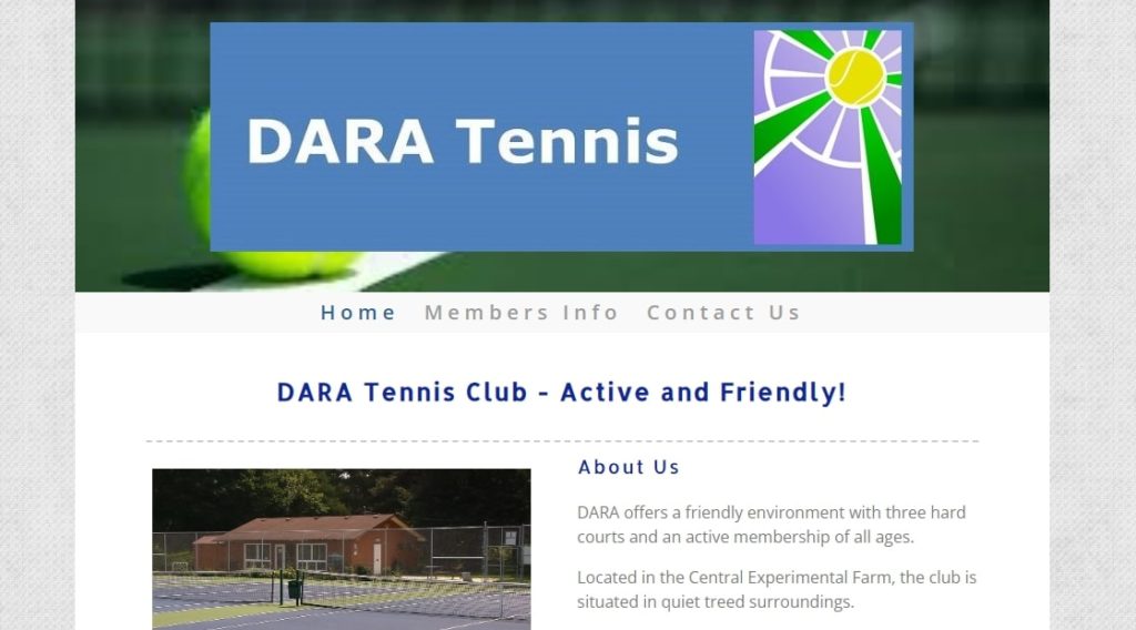 DARA Tennis Club Homepage