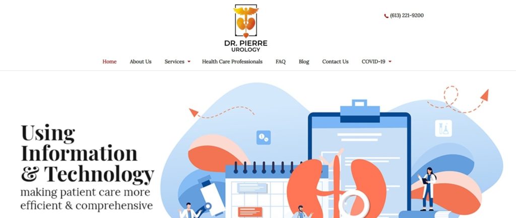 Dr. Pierre Urology Homepage
