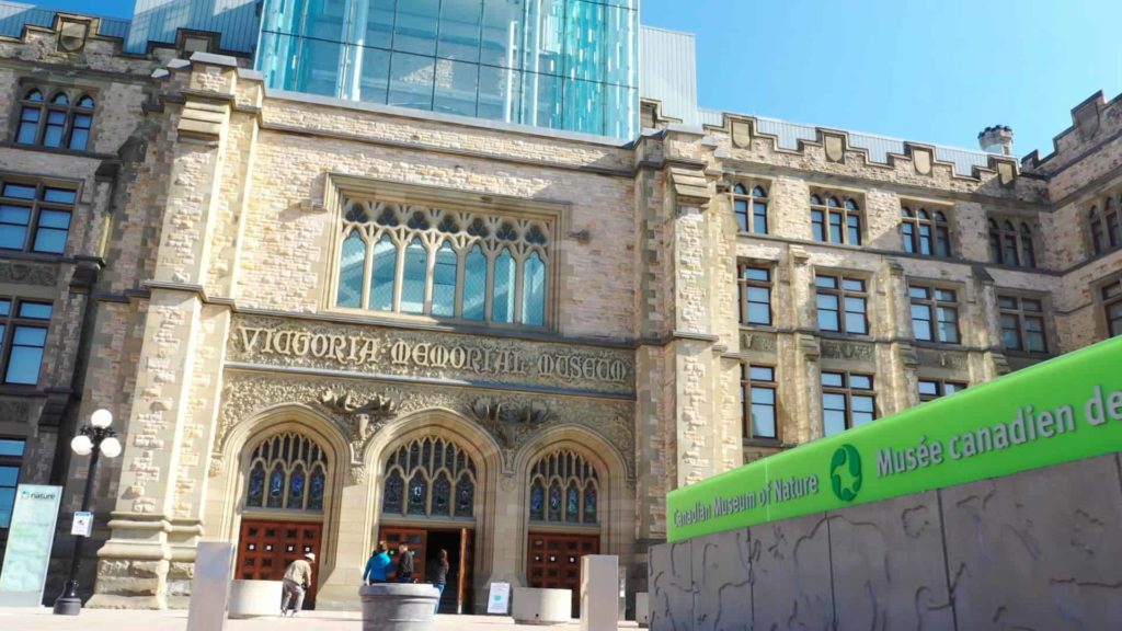 Entering the Canadian Museum of Nature