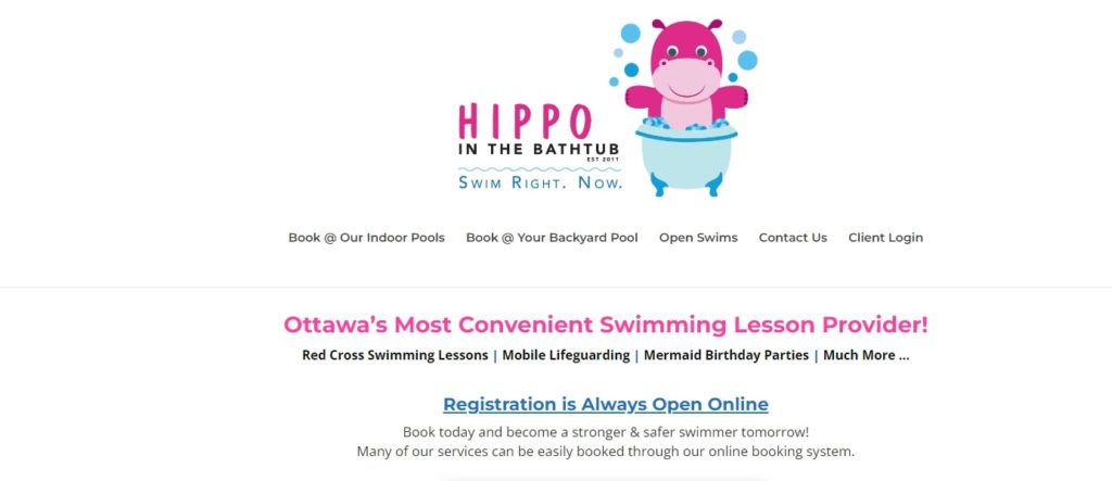 Hippo in the Bathtub Inc. Homepage
