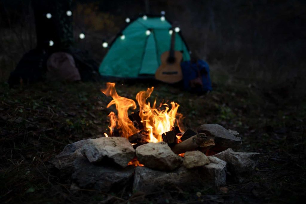 Hold a nighttime campfire.