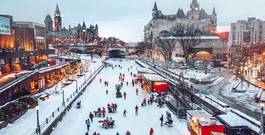 Ice Skating on the Rideau Canal