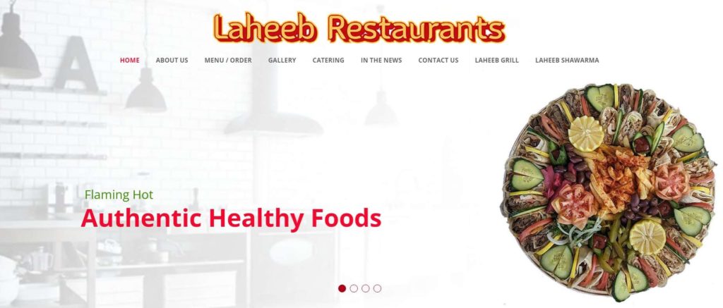 Laheeb Shawarma Homepage