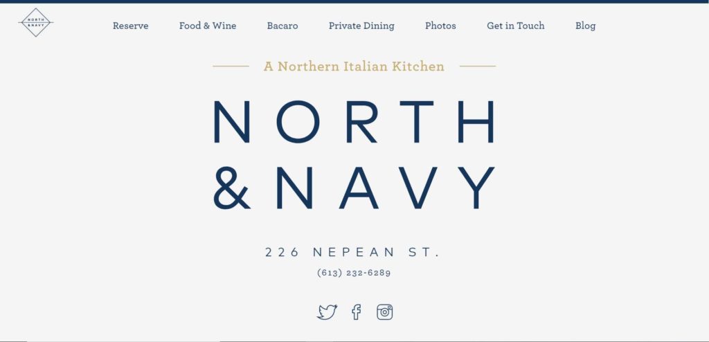 North & Navy Homepage