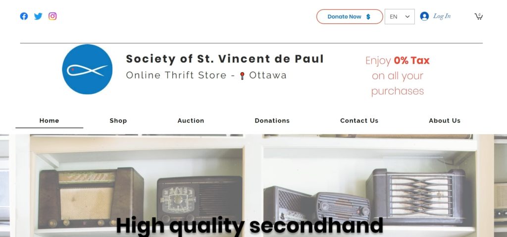 Society of St. Vincent De Paul (Ottawa) Homepage