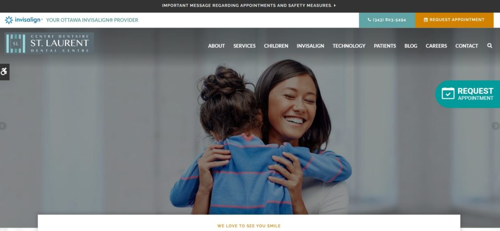 St. Laurent Dental Centre Homepage