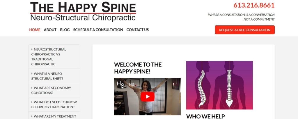 The Happy Spine - NeuroStructural Chiropractic Homepage
