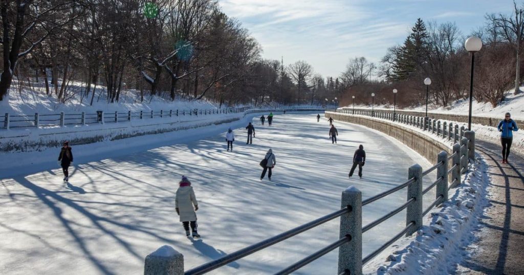 Try ice skating.