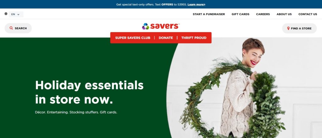 Value Village Homepage