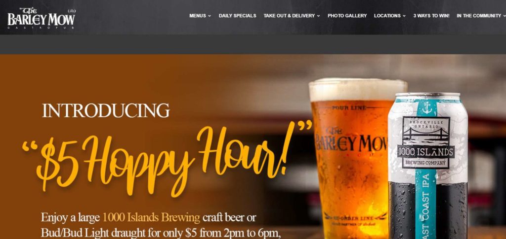 Westboro Barley Mow Homepage