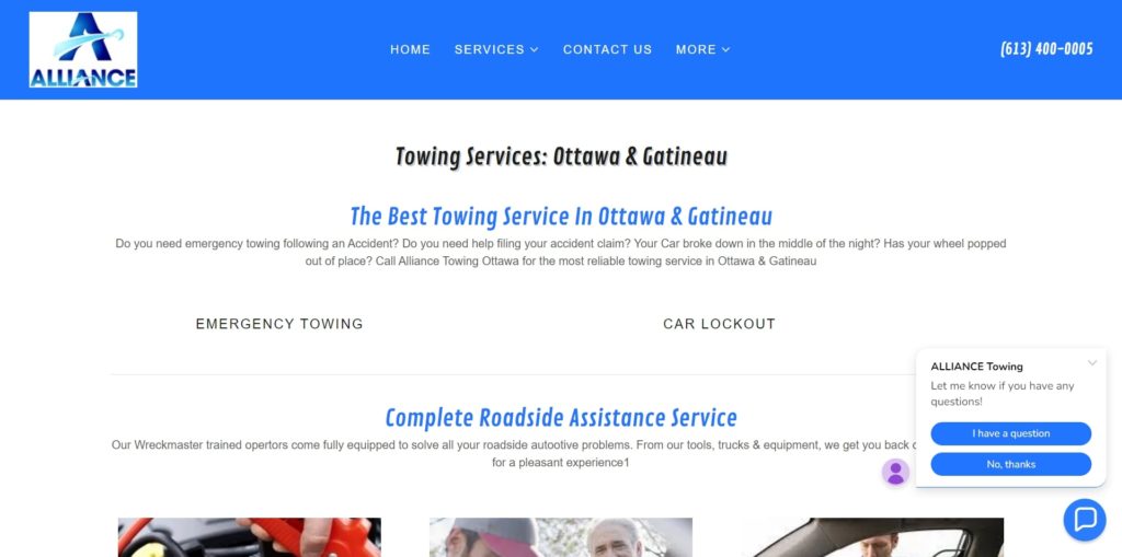 Alliance Towing Ottawa