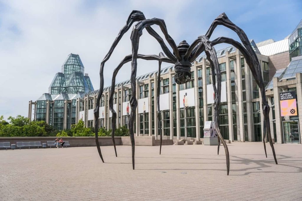 Of the 7 replicas of ‘Maman’ around the world, one is located in Ottawa.