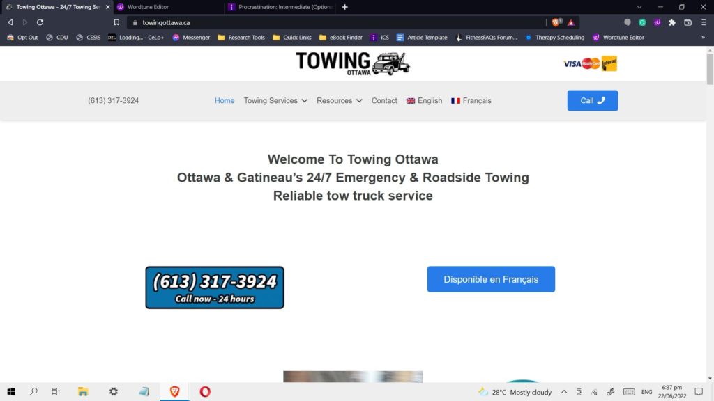 Towing Ottawa