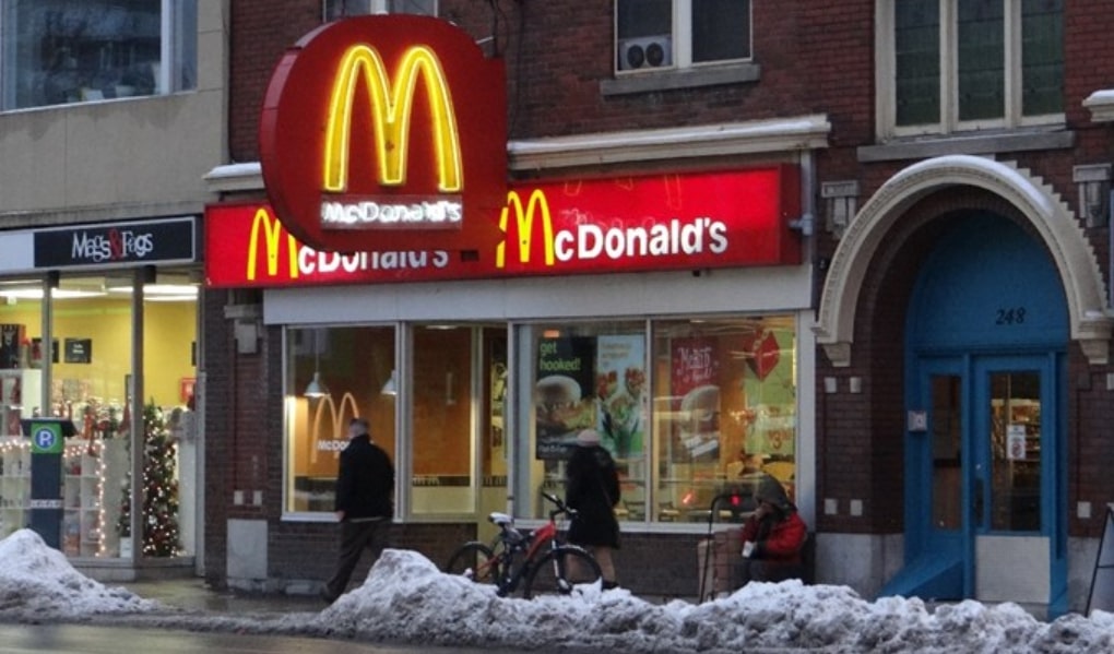 McDonald’s restaurant on Elgin Street