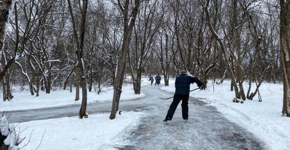 River Oak Estates Skating Trail
