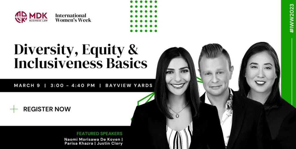 Diversity Equity & Inclusiveness Basics — March 9, 2023