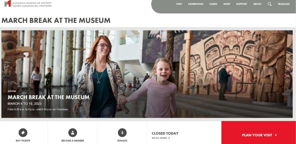 March Break at the Museum