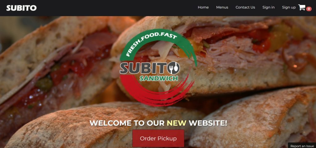 Subito Sandwich's Homepage