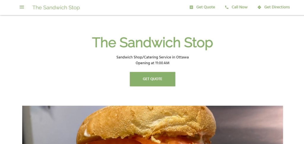 The Sandwich Stop's Homepage