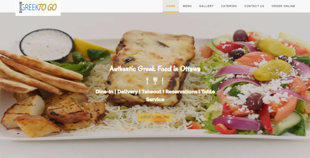 greek to go homepage
