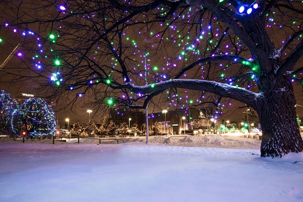 Christmas Lights Across Canada
