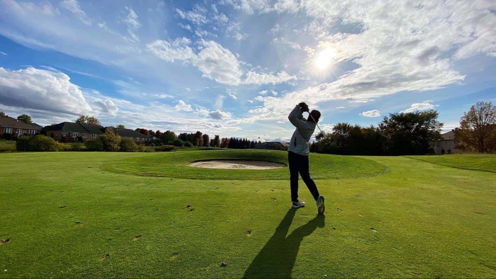 Go golfing with him