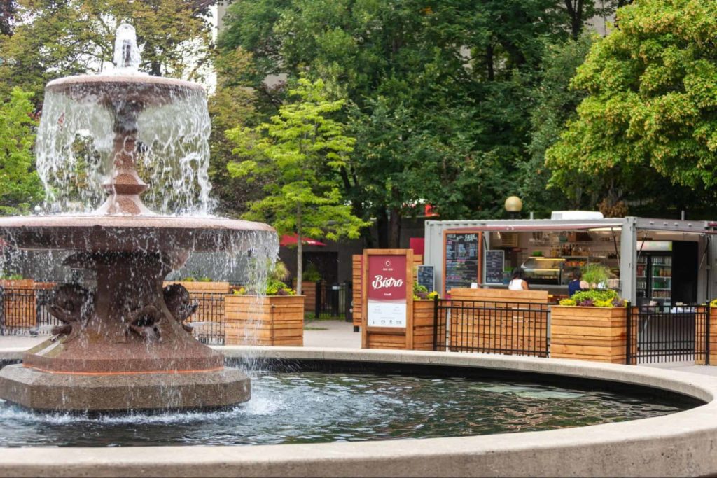 Try out the Confederation Park bistro
