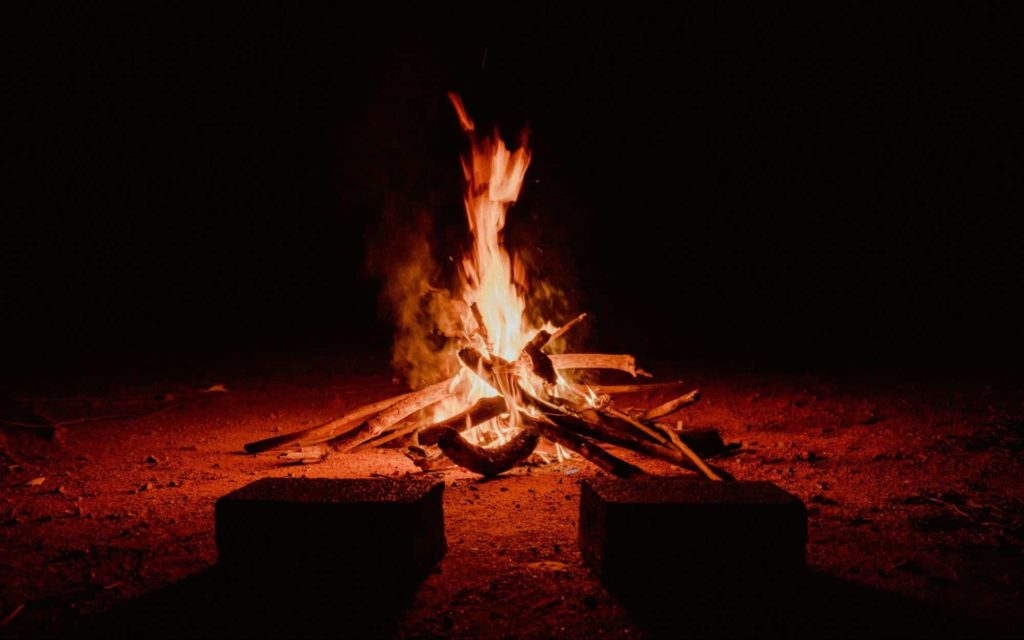 Warm up by the campfire